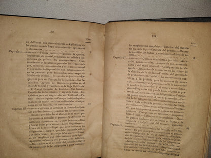 132- Sustanciación De Las Causas Criminales - Federico M. Del Castillo Velasco - México 1881
