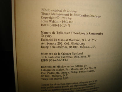 161- Manejo De Tejidos En Odontología Restaurativa - William F. P. Malone
