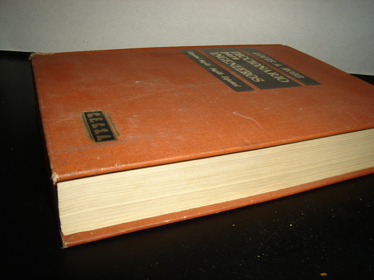 169- Diccionario Para Ingenieros. Español E Inglés. Inglés-Español - Louis A. Robb