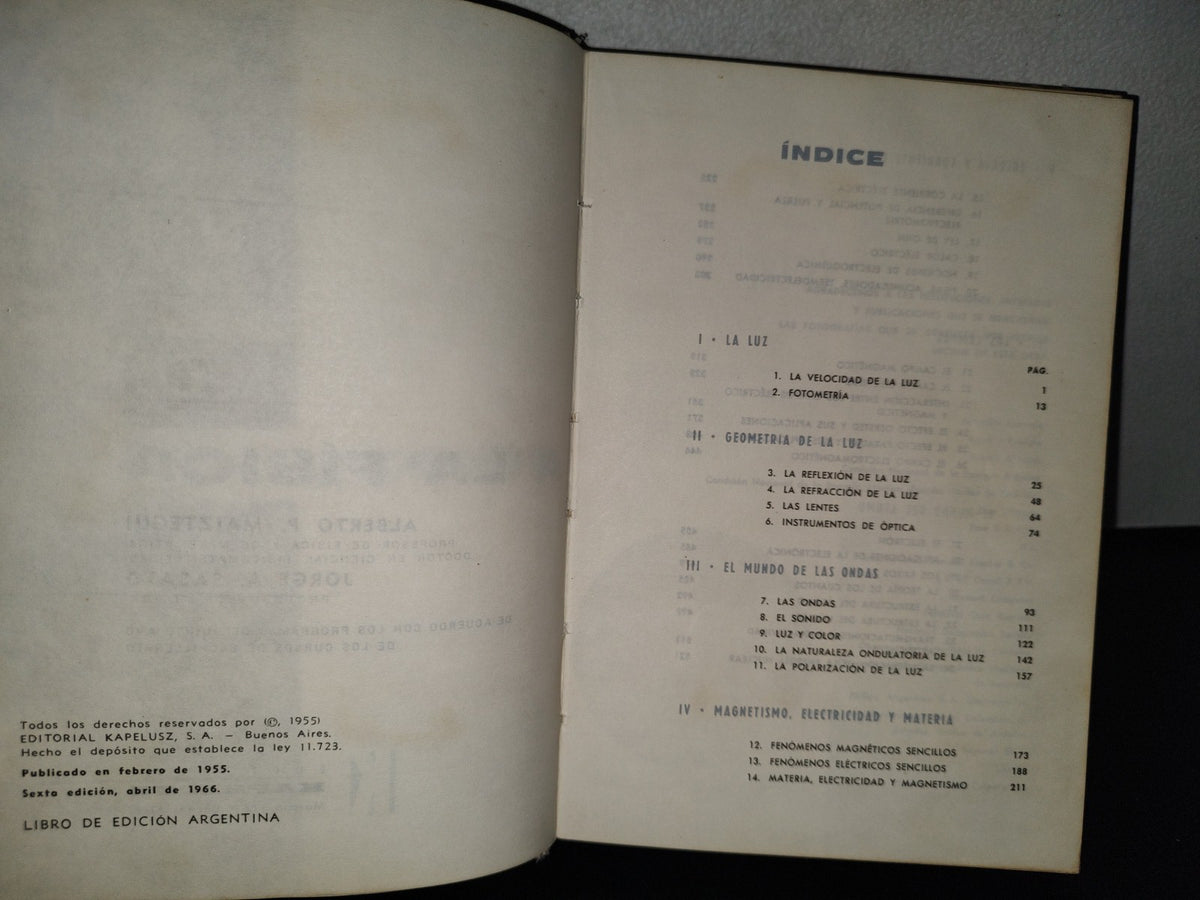 124- Introducción A La Física 2 - Alberto P. Maiztegui, Jorge A. Sabato - 1966