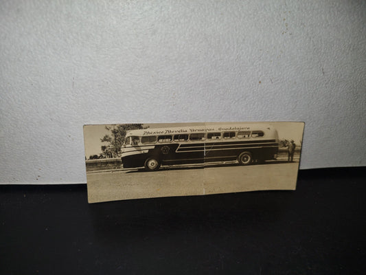 A10C1-2- Antigua Fotografía De Autobús. México, Morelia, Uruapan, Guadalajara - 1951