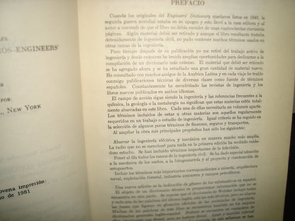 169- Diccionario Para Ingenieros. Español E Inglés. Inglés-Español - Louis A. Robb