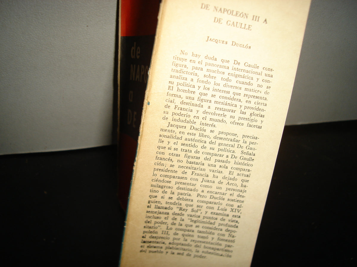 163- De Napoleón III A De Gaulle - Jacques Duclos - 1964