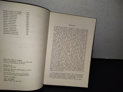 78- Historia Económica Y Social De La Edad Media - Henri Pirenne - Fondo De Cultura Económica, 1974