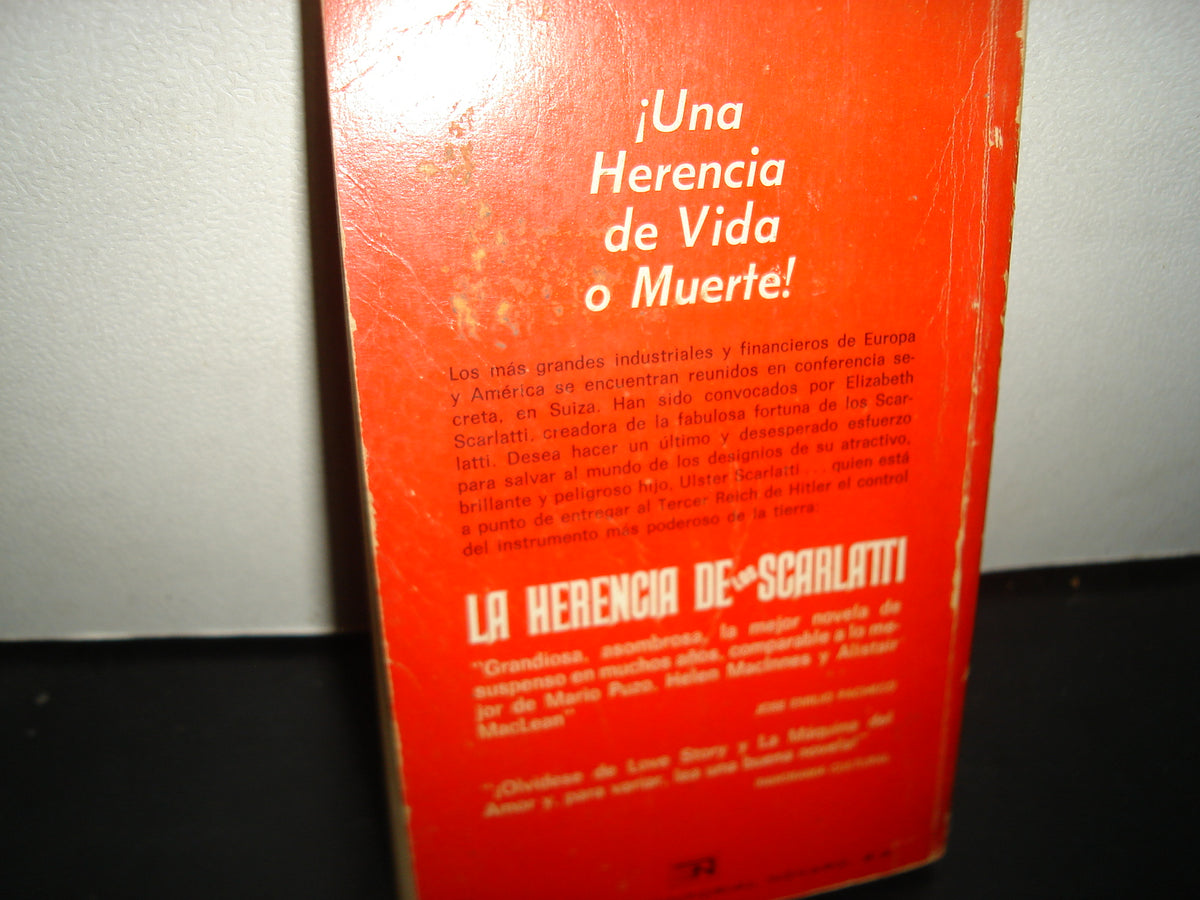 167- La Herencia De Los Scarlatti - Robert Ludlum - Primera Edición 1973