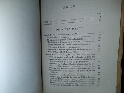 59- Alemania Habla. La Guerra Por Dentro. Revelaciones De Un Alto Espía Nazi. H. Von Berner - Colección Hoy Y Mañana, México, 1948