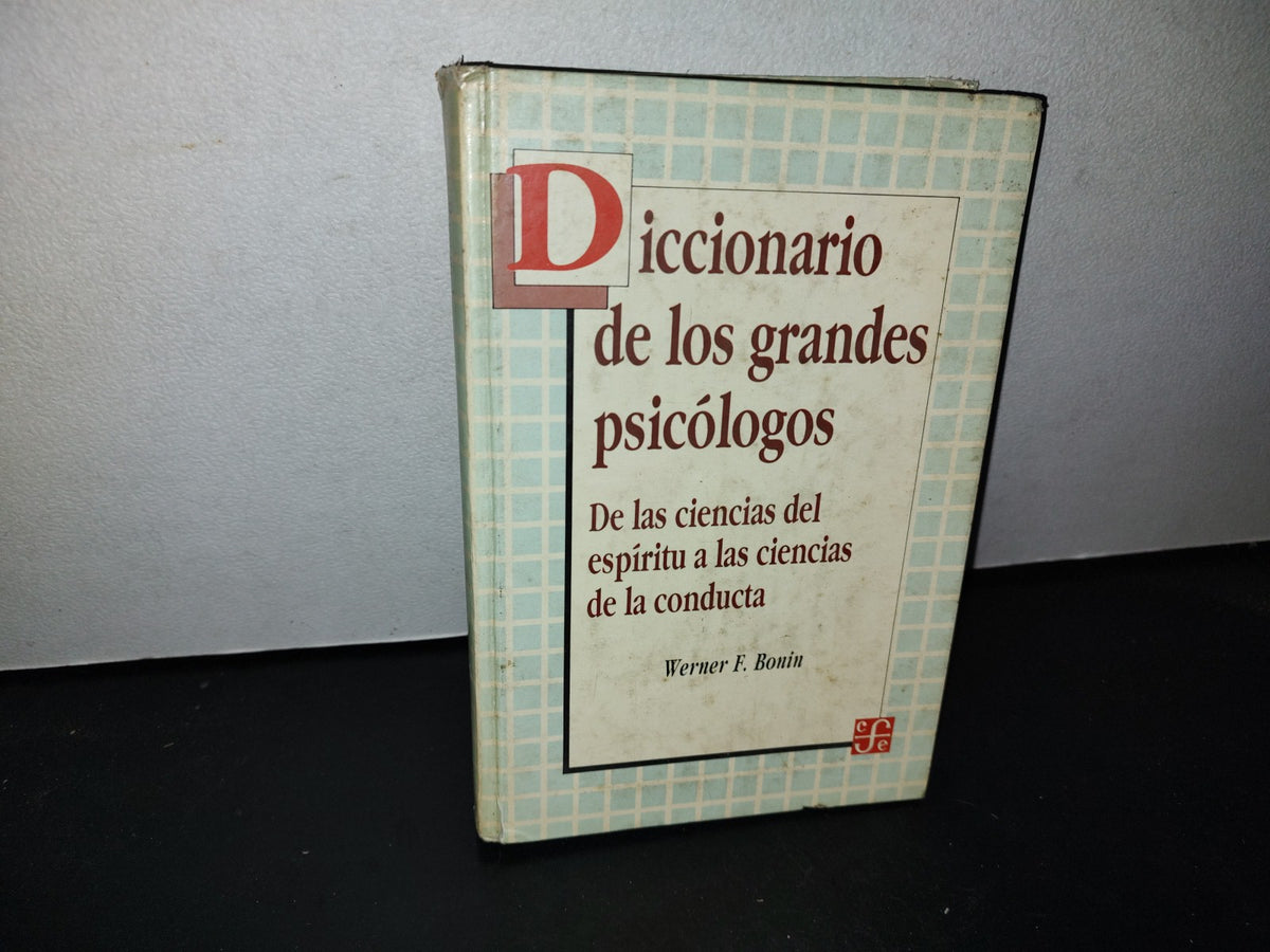 66- Diccionario De Los Grandes Psicólogos - Werner F. Bonin
