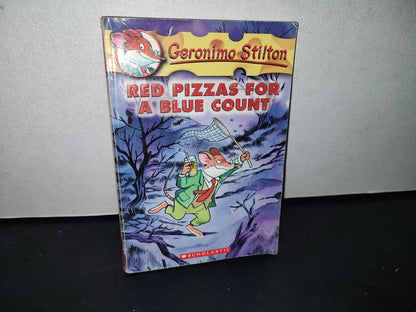 180- Red Pizzas For A Blue Count - Geronimo Stilton - First Scholastic Printing, May 2004