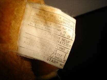 A2- Oso De Peluche Original, Mighty Star. Canadian Mounted Bear - 90's