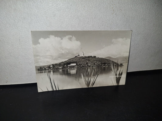 A10C1-2- Antigua Postal De Gevaert: Monumento José María Morelos, Janitzio, Mchoacán - 40'S, 50'S