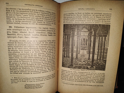 63- Elementos De Geografía Comparada - Ilmo. Sr. D. Félix Sánchez Y Casado - 1900