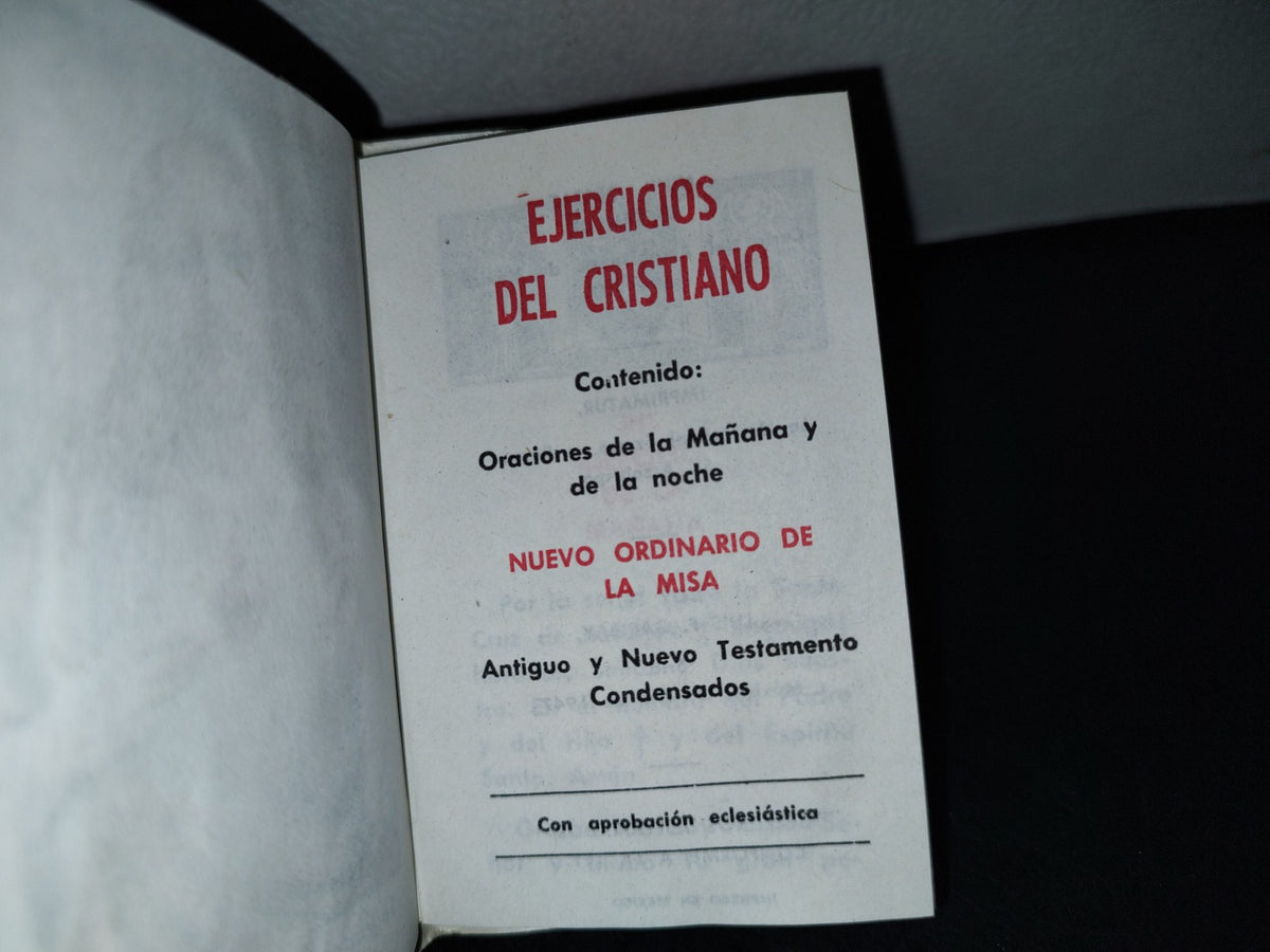 153- Recuerdo De Mi 1A. Comunión. Ejercicios Del Cristiano - (Para Niño)