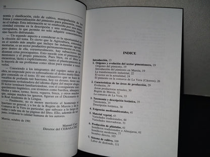 139- El Pimiento Para Pimentón. Agroguías Mundi-Prensa - M. Zapata, S. Bañón, P. Cabrera - 1991
