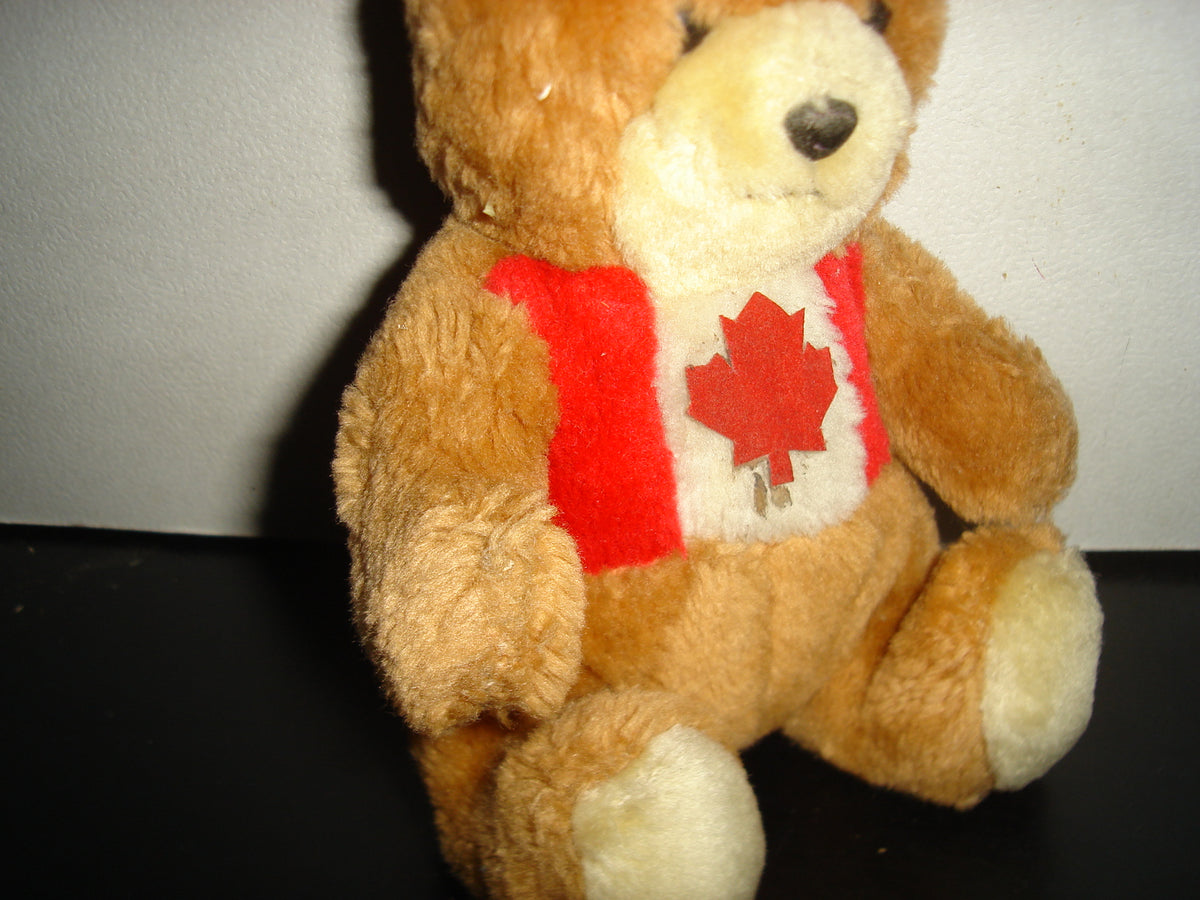 A2- Oso De Peluche Original, Mighty Star. Canadian Mounted Bear - 90's