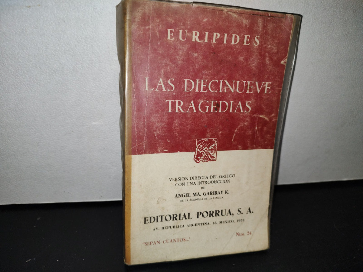 38- Editorial Porrúa. Eurípides. Las Diecinueve Tragedias