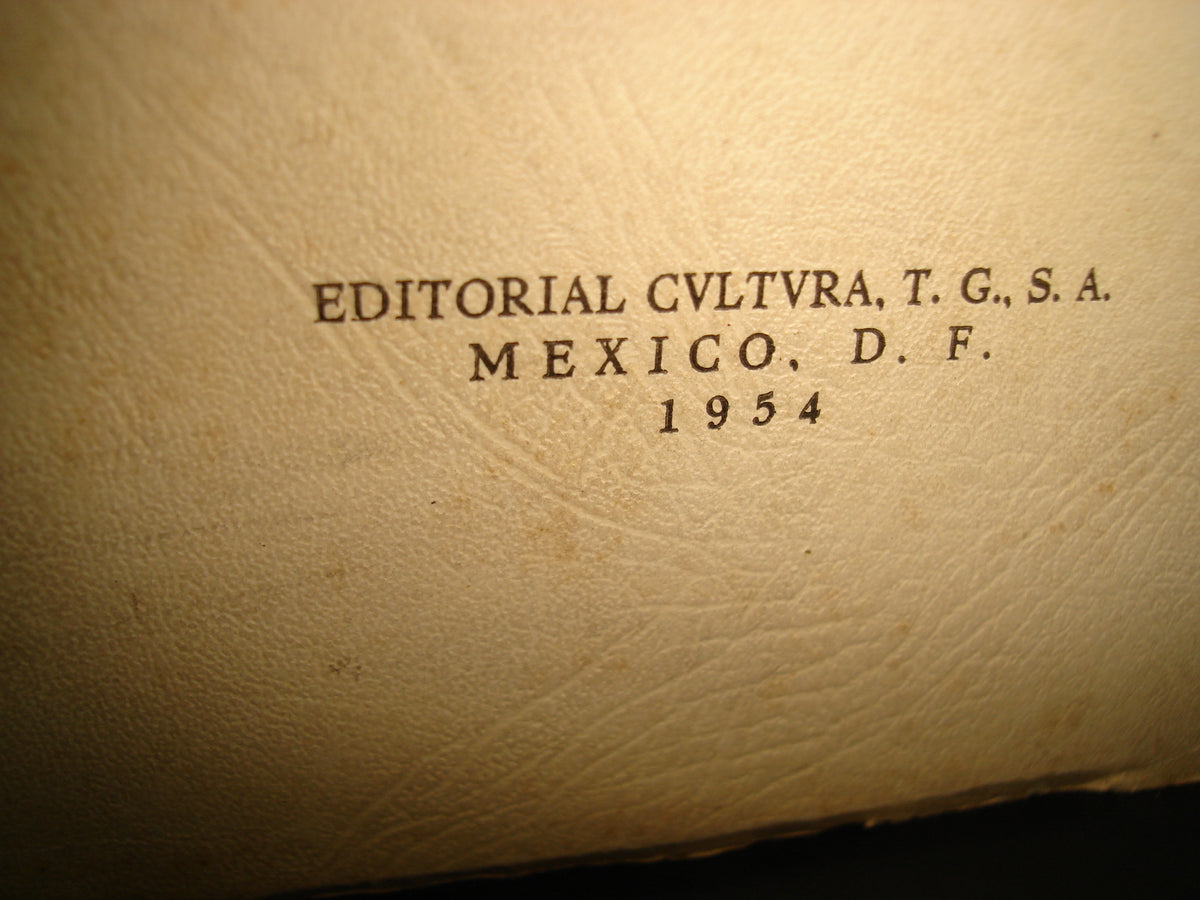 167- Revelación - María Dolores Olivares - 1954 - Editorial Cvltura, T.G., S.A., México D, F, 1954 - Firmado