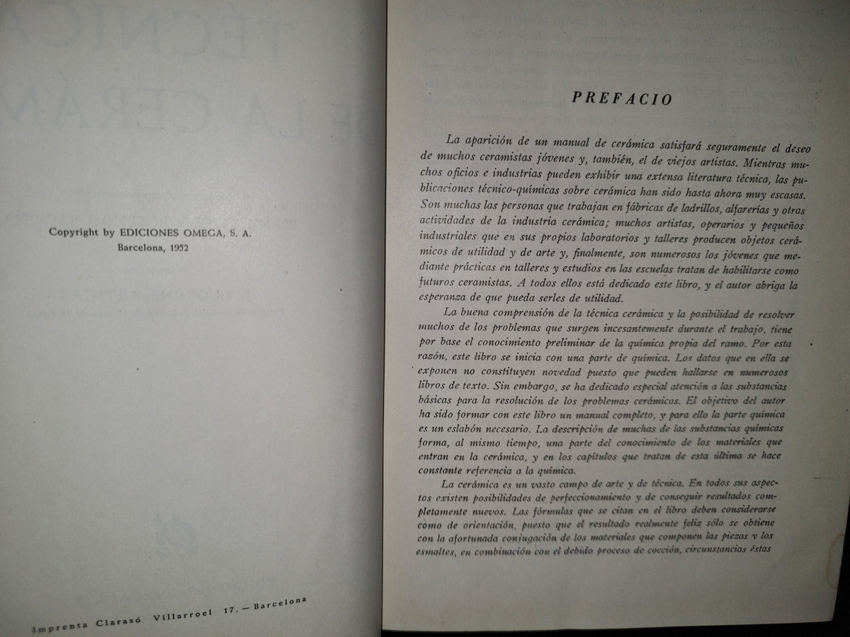 212- Técnica De La Cerámica - Peder Hald - 1952