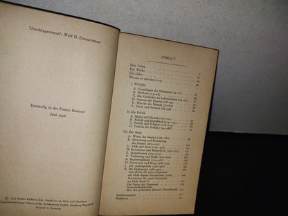 128- Alemán. Macchiavelli. Auswahl Und Einleitung Von Carlo Schmid - 1956