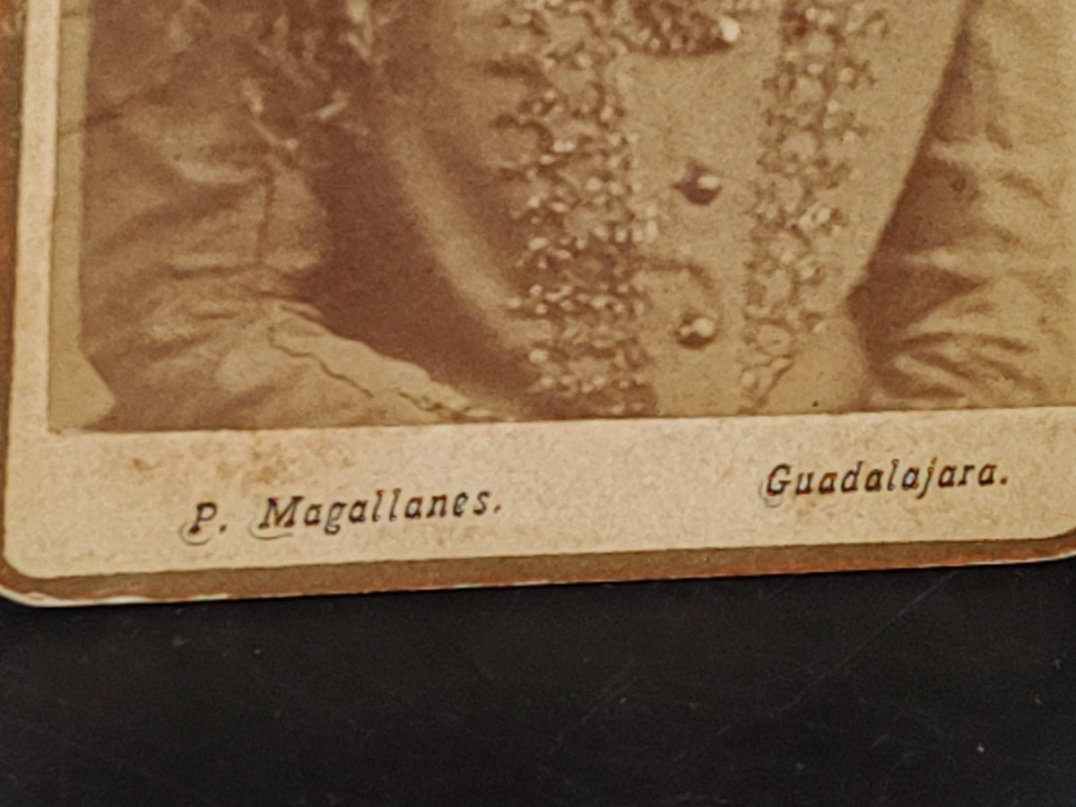 A10C1-2- Antigua Fotografía Enmarcada. Mujer Con Trenza Al Frente Posando Para La Foto. 1800'S, 1900
