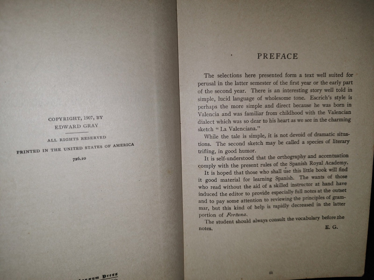 59- Fortuna And El Placer De No Hacer Nada - Enrique Pérez Escrich - Ginn And Company, 1907