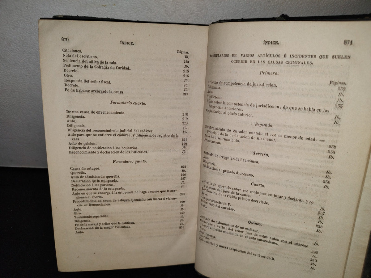 174- Febrero Novisimo O Librería De Jueces, Abogados Y Escribanos. Tomo Quinto Eugenio De Tapia 1861