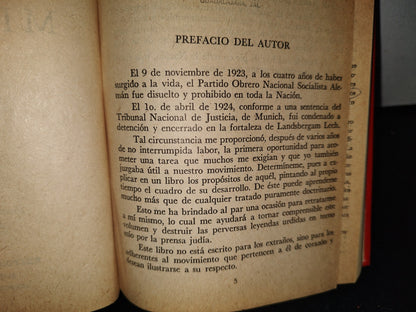 60- Mi Lucha - Adolfo Hitler. Editorial ”Aura” - Primera Edición 1963