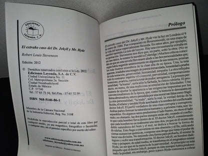 153- El Extraño Caso Del Dr. Jekyll Y Mr. Hyde - Ediciones Leyenda