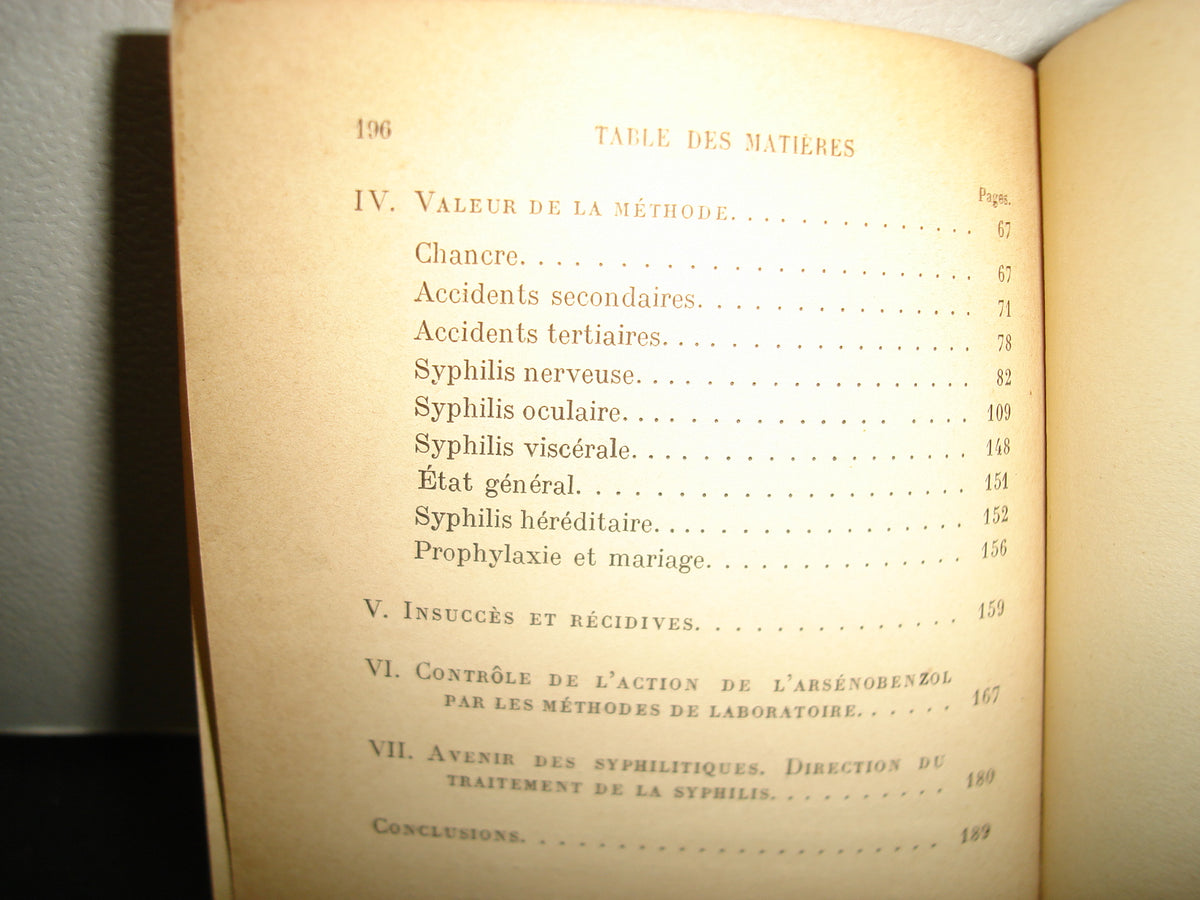 161- Tratamiento De La Sífilis / Traitement De La Syphilis - É Emery - 1911