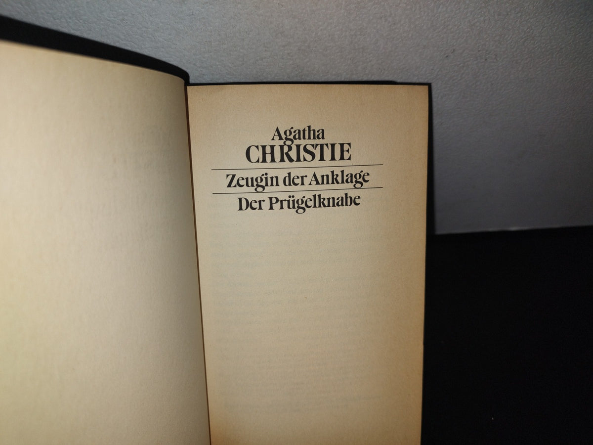 128- Alemán. Zeugin Der Anklage / Der Prügelknabe - Agatha Christie