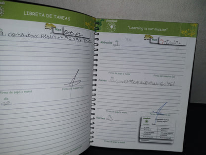 145- Agenda Escolar. School Agenda. Colegio Greenlands, S. C. - 2000'S