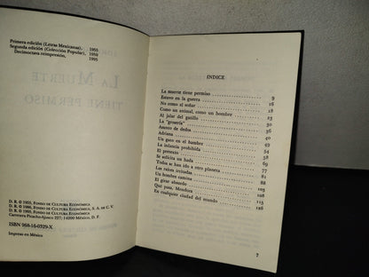 202- La Muerte Tiene Permiso - Edmundo Valadés - Fondo De Cultura Económica, 1995