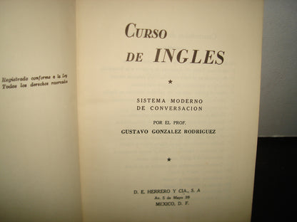 20- Curso De Inglés - Gustavo González Rodríguez