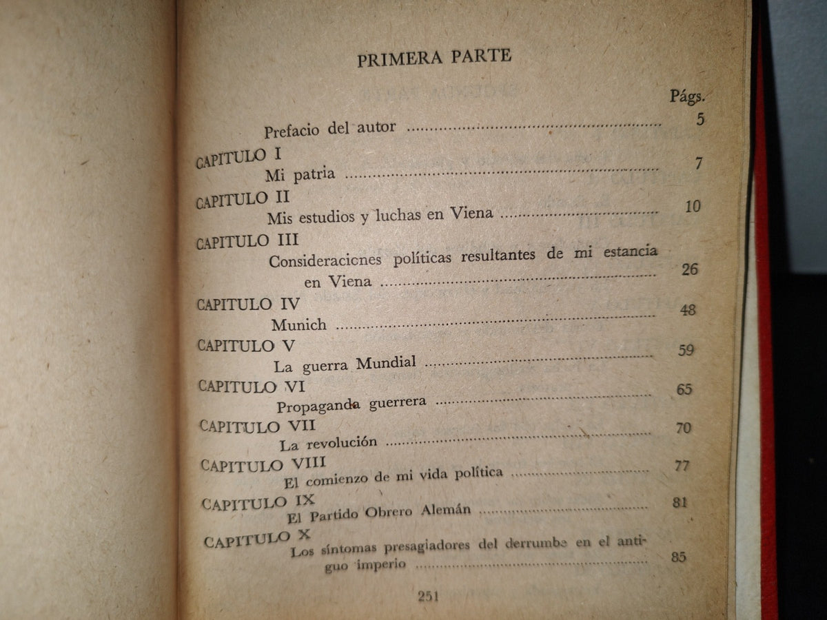 60- Mi Lucha - Adolfo Hitler. Editorial ”Aura” - Primera Edición 1963