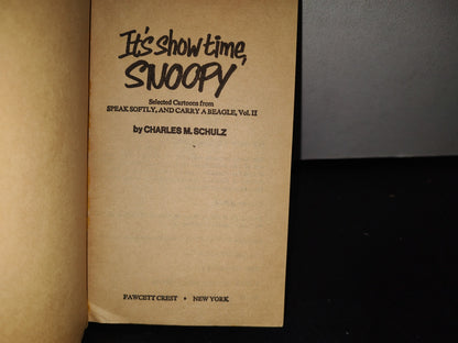 92- It'S Showtime, Snoopy - Charles M. Schulz - 1975