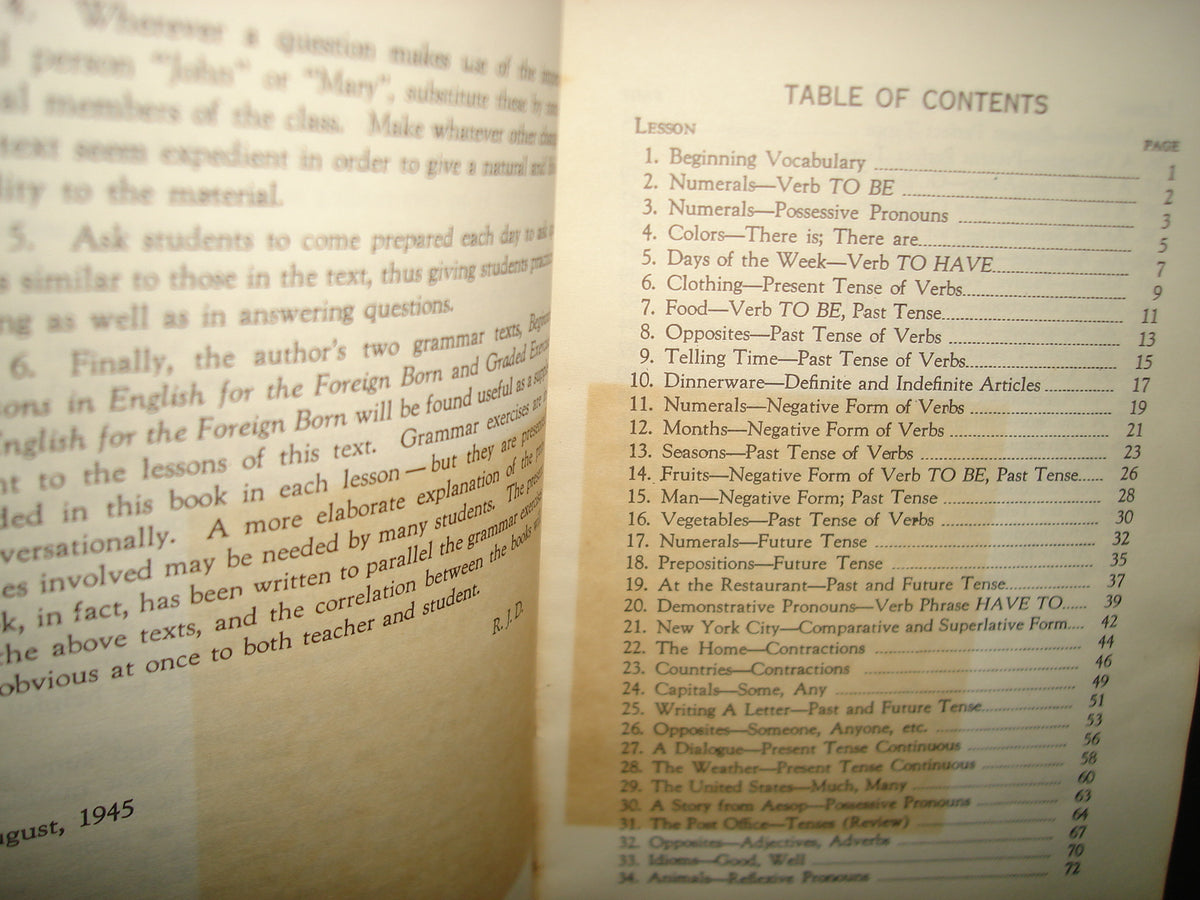 34- Método De Inglés. Exercises In English Conversation - Robert J. Dixon