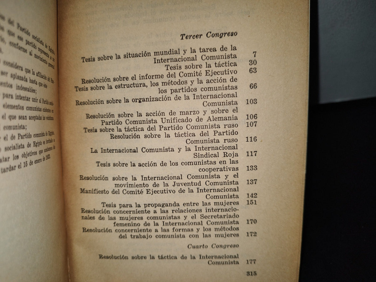 48- Los Cuatro Primeros Congresos De La Internacional Comunista. Segunda Parte - 1973