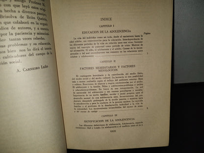 99- Adolescencia. Sus Problemas Y Su Educación - A. Carneiro Leao - Uteha