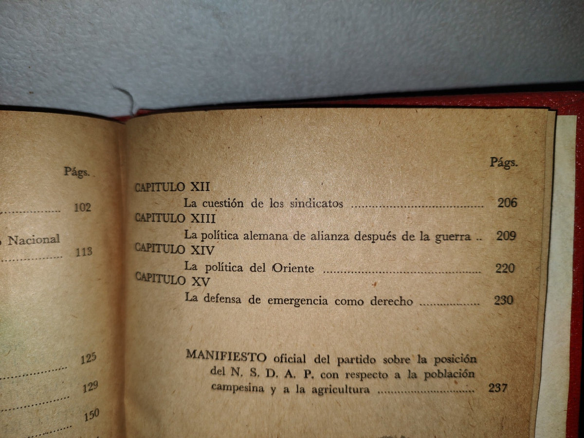 60- Mi Lucha - Adolfo Hitler. Editorial ”Aura” - Primera Edición 1963