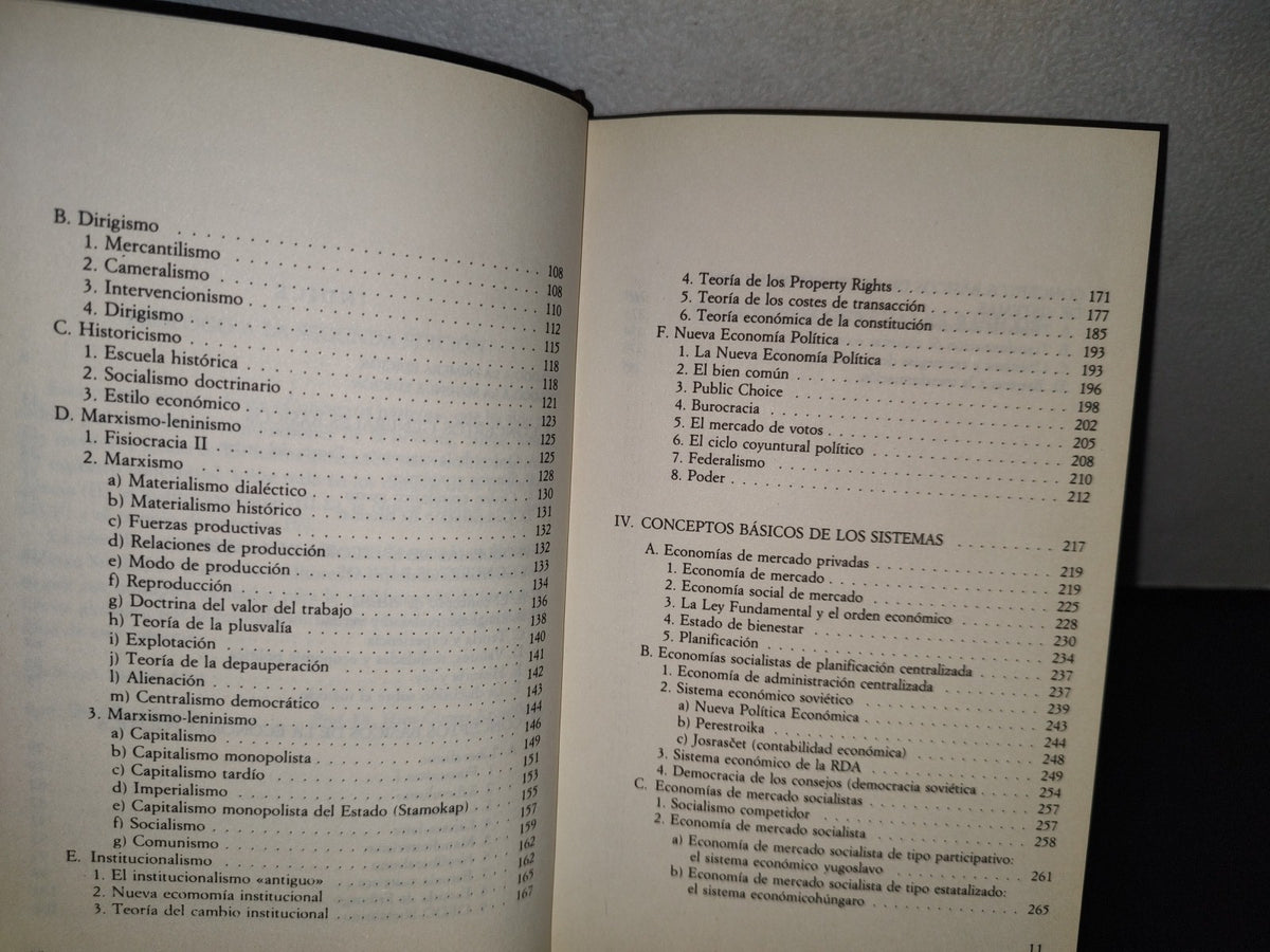188- Biblioteca De Economía. Concéptos Básicos Sobre El Orden Económico - Schüller, Krüsselberg