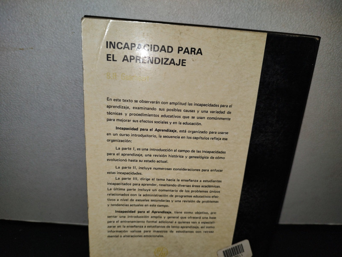 212- Incapacidad Para El Aprendizaje - B. R. Gearheart