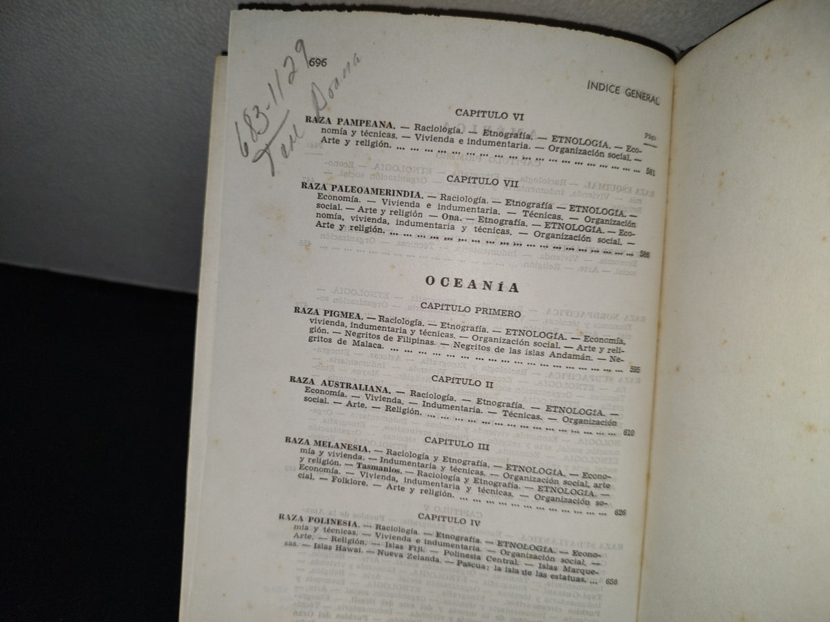 118- Razas Humanas - Editorial Ramón Sopena. Biblioteca Hispánica - 1979