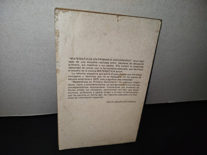 83- Matemáticas En Primaria. Diccionaro - Álvaro Manzanilla R.