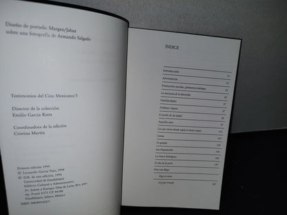174- Felipe Cazals Habla De Su Cine - Leonardo García Tsao - Universidad De Guadalajara - Primera Edición 1994