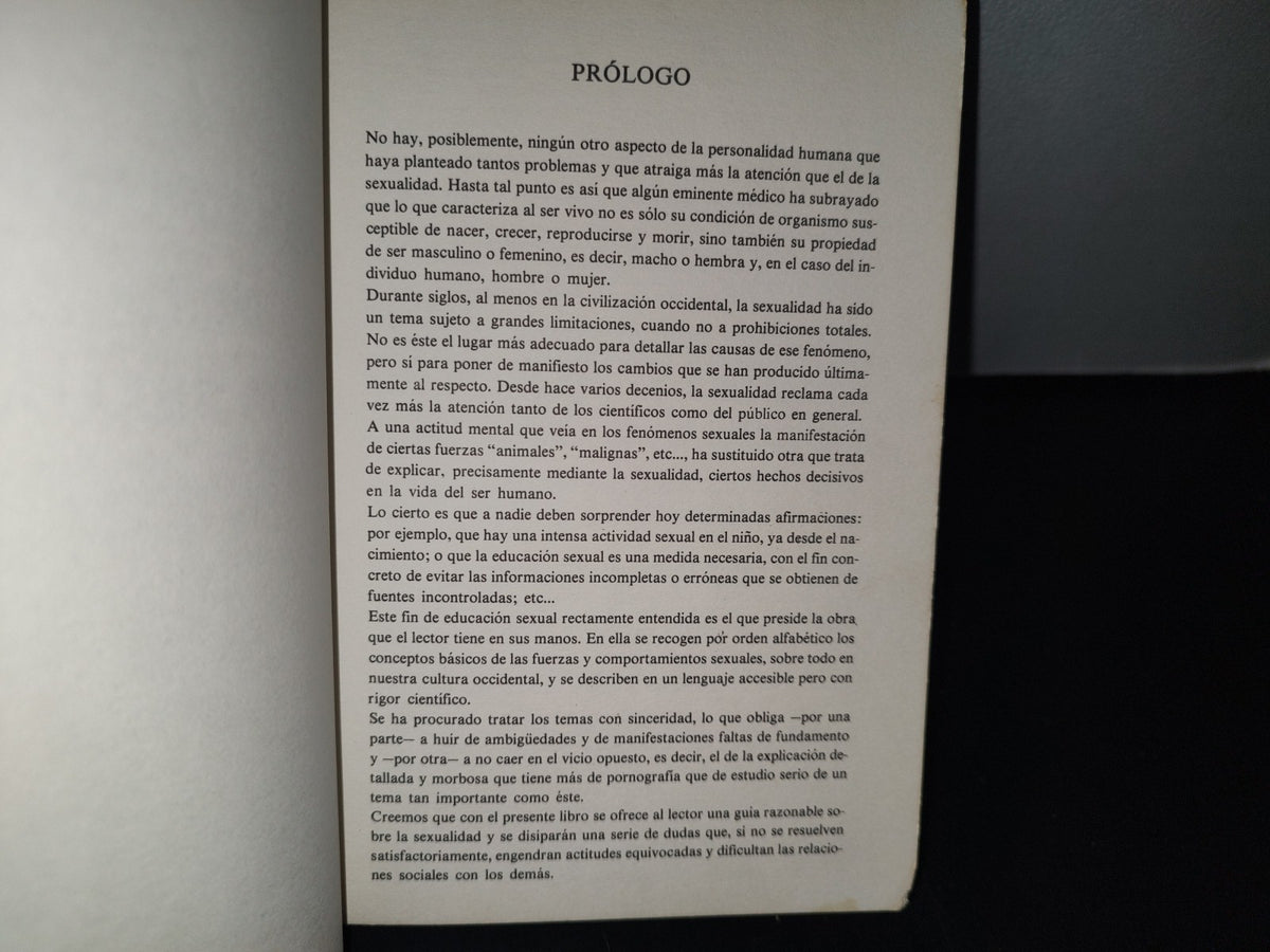 75- Diccionario De La Vida Sexual. Ediciones Distein - 1976