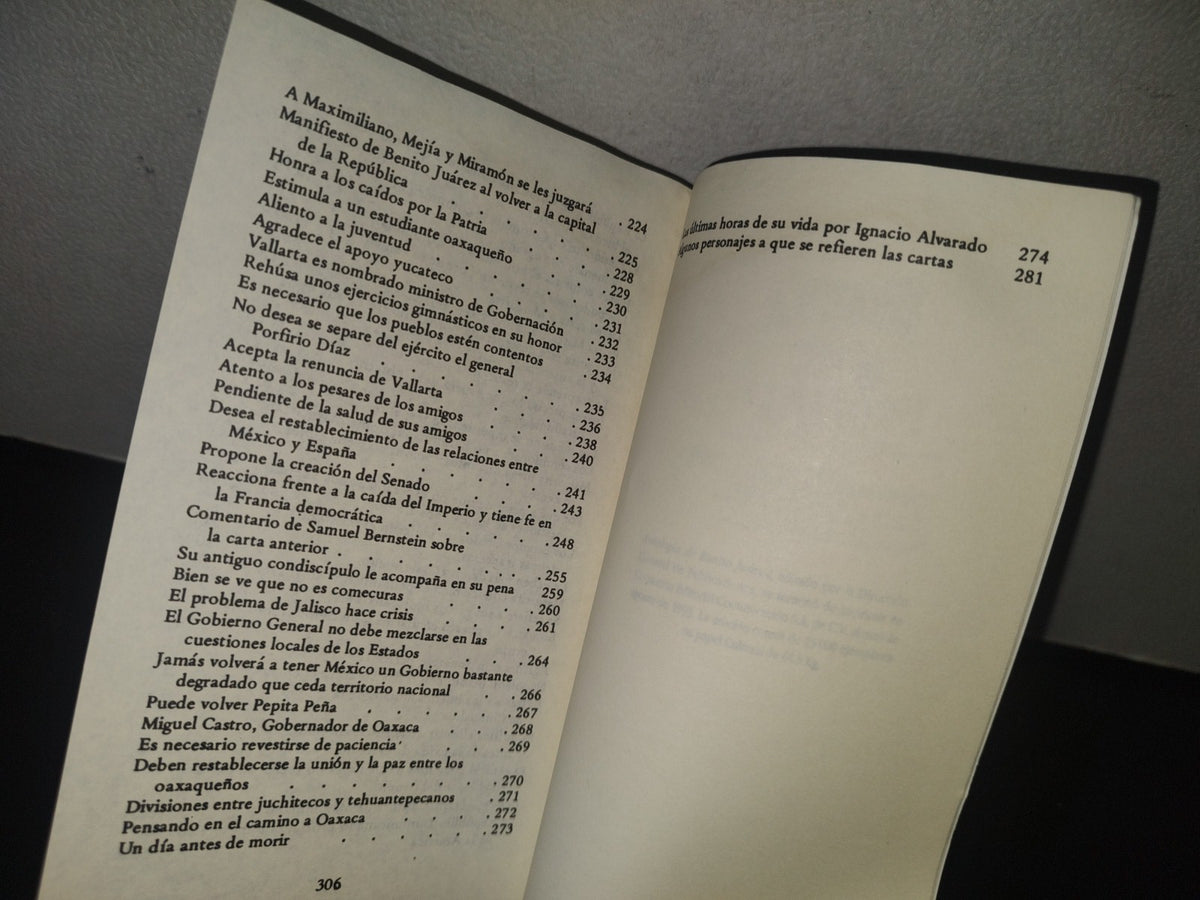 96- Benito Juárez. Antología - Universidad Nacional Autónoma De México - Segunda Edición 1993
