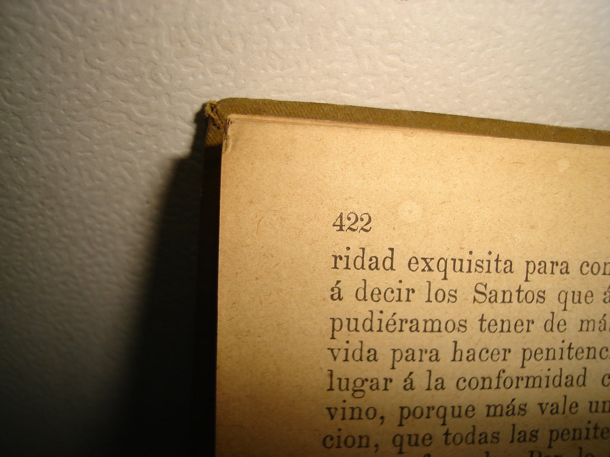 160- Antiguo - Del Paraiso. Tratado Del. - P. Segundo Franco S. J. - Barcelona. Librería Y Tipografía Católica, Pino 5. 1890