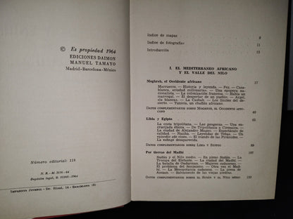 57- Pueblos Y Enigmas De África - José J. Llopis - Ediciones Daimon 1964