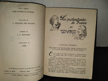 209- Los Pretendientes De Yvonne - Rafael Sabatini - Editorial Molino - 1952