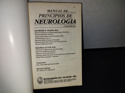 77- Manual De Principios De Neurología - R. D. Adams, M. Víctor - 1992
