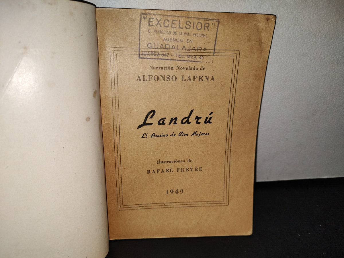 38- Landrú. El Asesino De Cien Mujeres - Alfonso Lapena - 1949